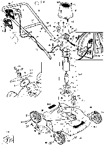 Exploded Diagram A Diagram and Parts List for LMM200 Type 2 Black and Decker Lawn Mower